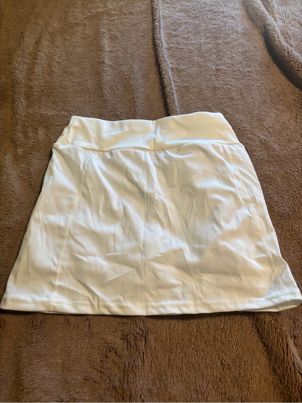White Women's Athletic Skort - Classic A-Line